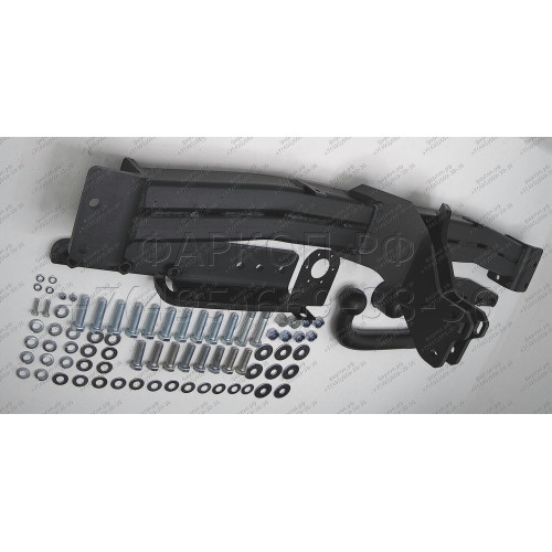4851-A ORIS Фаркоп на Jeep Grand Cherokee 2010-2014, 2014-2021 без подрезки бампера. Тип шара: A. Нагрузки: 3500/140 кг, масса фаркопа 27,6 кг (без электрики в комплекте)
