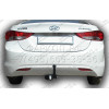 H225-A Лидер-плюс ТСУ для Hyundai Elantra (MD) седан 2010-2014. Требуется подрезка бампера. Нагрузки: 1300/75 кг, масса фаркопа 15,72 кг (без электрики в комплекте)