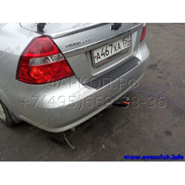 5254-A ORIS Фаркоп на Chevrolet Nexia 2020-, Ravon Nexia R3 2016-2020, Chevrolet Aveo седан 2006-2012, ZAZ Vida седан 2012- без выреза в бампере. Тип шара: A. Нагрузки: 1100/50 кг, масса фарко