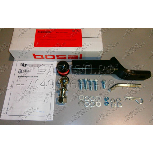 2152-E ORIS Фаркоп на Volkswagen Amarok 2010-2022 без выреза в бампере. Тип шара: E. Нагрузки: 2500/100 кг, масса фаркопа 10,8 кг (без электрики в комплекте)