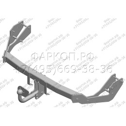 HY 18 AVTOS Фаркоп на Hyundai Santa Fe Classic 2007-2013, Hyundai Santa Fe 2001-2006. Необходима подрезка бампера. Тип шара: A. Нагрузки: 2000/100 кг, масса фаркопа 22 кг (без электр
