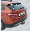T-VAZ-44A TAVIALS ТСУ со съемным шаром для Lada Vesta Cross универсал 2017-2022. Требуется подрезка бампера. Нагрузки: 1100/75 кг, масса фаркопа 14,1 кг (без электрики в комплекте)