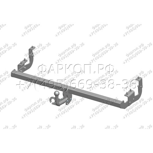 RN 05 AVTOS Фаркоп на Renault Kangoo 1998-2010, Nissan Kubistar 2003-2009 без подрезки бампера. Тип шара: A. Нагрузки: 1250/75 кг, масса фаркопа 16,5 кг (без электрики в комплекте)