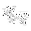 139315 TOWRUS Фаркоп на Mercedes GLS-Class x166 2015-2019, Mercedes GLE-Class w166 2016-2018, Mercedes GLE-Class Coupe c292 2016-2018, Mercedes M-Class w164 2005-2011, w166 2011-2015, Mercedes GL-Class x164 2006-2012, x166 2012-2015. Необходима подрезка б