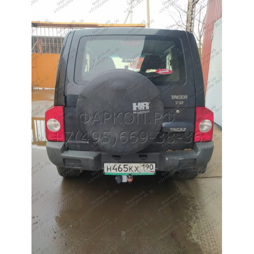 TD 113 AVTOS Фаркоп на Tagaz Tager 2008-2011, SsangYong Korando 1997-2003 без подрезки бампера. Тип шара: A. Нагрузки: 1250/75 кг, масса фаркопа 8,5 кг (без электрики в комплекте)