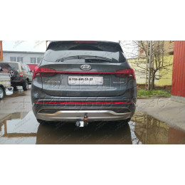 HY 36 AVTOS Фаркоп на Hyundai Santa Fe IV рестайлинг 2021-2023 без подрезки бампера. Тип шара: A. Нагрузки: 2000/100 кг, масса фаркопа 16 кг (без электрики в комплект
