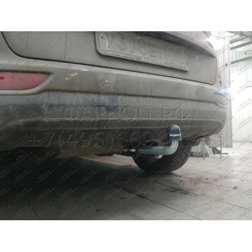 91004-A MOTODOR Фаркоп с оцинкованным шаром на Kia Sportage дорестайл 2016-2018, Hyundai Tucson дорестайл 2015-2018 без выреза в бампере. Тип шара: A. Нагрузки: 1900/120 кг, масса фаркопа 16,8 кг (без электрики в комплекте)