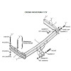 2137-A ORIS Фаркоп на Skoda Superb I седан 2002-2008, Volkswagen Passat седан (кроме 4WD) 2000-2005, Volkswagen Passat универсал (кроме 4WD) 1997-2005. Необходима подрезка бампера. Тип шара: A. Нагрузки: 1500/75 кг, масса фаркопа 19,6 кг (без электрики в 