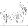 2252-AN ORIS Фаркоп на Mercedes GLS-Class x166 2016-2019, Mercedes GLE-Class w166 2015-2019, Mercedes M-Class w164 2005-2012, w166 2012-2015, Mercedes GL-Class x164 2005-2012, x166 2012-2016. Требуется подрезка бампера. Тип шара: A. Нагрузки: 3500/140 кг,