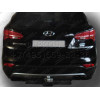 H224-F Лидер-плюс ТСУ для Hyundai Santa Fe 2012-2018, Kia Sorento 2012-2015 без снятия и выреза бампера. Тип шара: F. Нагрузки: 2000/100 кг, масса фаркопа 21,26 кг (без электрики в комплекте)