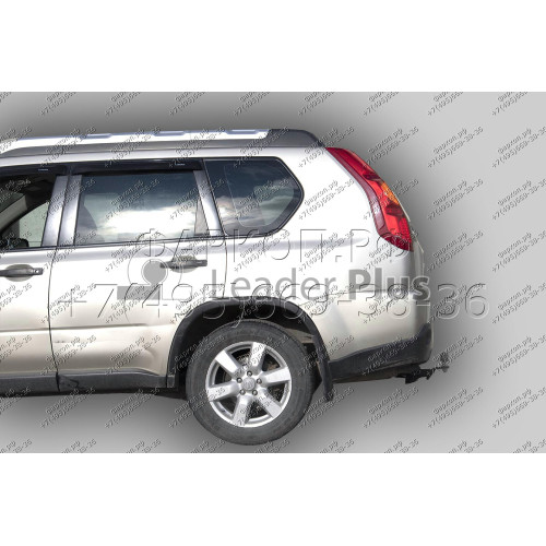 N103-E Лидер-плюс ТСУ для Nissan X-Trail T31 2007-2014 без выреза бампера. Тип шара: E. Нагрузки: 1500/100 кг, масса фаркопа 23,6 кг (без электрики в комплекте)