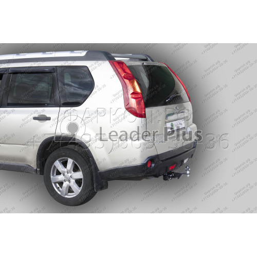 N103-E Лидер-плюс ТСУ для Nissan X-Trail T31 2007-2014 без выреза бампера. Тип шара: E. Нагрузки: 1500/100 кг, масса фаркопа 23,6 кг (без электрики в комплекте)