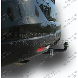 N122-A Лидер-плюс ТСУ для Nissan X-Trail T32 2014-2022 без выреза бампера. Нагрузки: 1500/75 кг, масса фаркопа 19,8 кг (без электрики в комплекте)