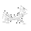 29222821 BALTEX Фаркоп на SsangYong Actyon Sports 2006-2016 без снятия и выреза бампера. Тип шара: F. Нагрузки: 2000/100 кг, масса фаркопа 22,6 кг (без электрики в комплекте)