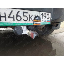 TD 113 AVTOS Фаркоп на Tagaz Tager 2008-2011, SsangYong Korando 1997-2003 без подрезки бампера. Тип шара: A. Нагрузки: 1250/75 кг, масса фаркопа 8,5 кг (без электрики в комплект