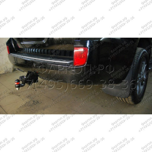 3010-E ORIS Фаркоп на Toyota Land Cruiser 200 2014-2021, Lexus LX 2007-2021. Необходима подрезка бампера. Тип шара: E. Нагрузки: 2500/100 кг, масса фаркопа 15,5 кг (без электрики в комплекте)