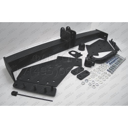 4169-A ORIS Фаркоп на Mitsubishi L200 2007-2014, L200 Triton 2019-2023 без выреза в бампере. Тип шара: A. Нагрузки: 2500/120 кг, масса фаркопа 29,5 кг (без электрики в комплекте