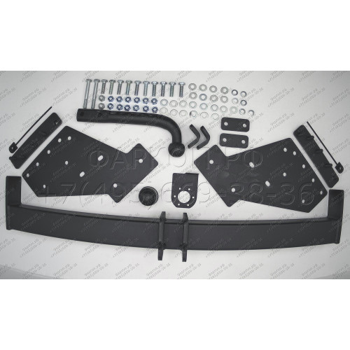 4169-A ORIS Фаркоп на Mitsubishi L200 2007-2014, L200 Triton 2019-2023 без выреза в бампере. Тип шара: A. Нагрузки: 2500/120 кг, масса фаркопа 29,5 кг (без электрики в комплекте)