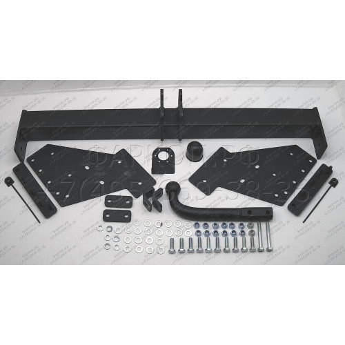 4169-A ORIS Фаркоп на Mitsubishi L200 2007-2014, L200 Triton 2019-2023 без выреза в бампере. Тип шара: A. Нагрузки: 2500/120 кг, масса фаркопа 29,5 кг (без электрики в комплекте)