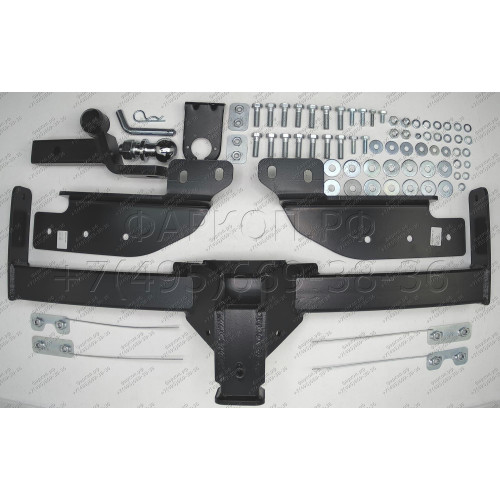 4549.32 SHERIFF Фаркоп на Sollers ST6 2023-, Sollers ST8 2025-, JAC T8 Pro 2023-, JAC T6 2019-, JAC T8 2019- без подрезки бампера. Тип шара: E. Нагрузки: 1500/100 кг, масса фаркопа 29,34 кг (без электрики в комплекте)