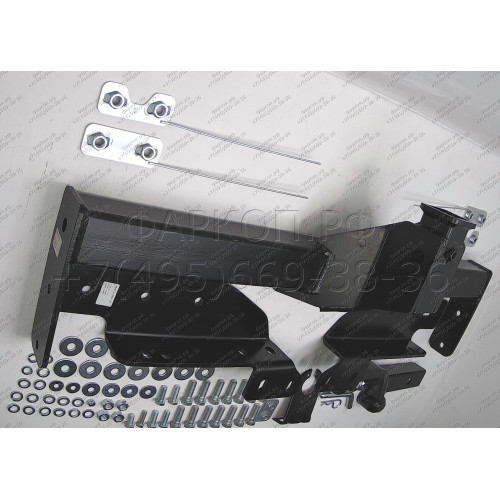 4549.32 SHERIFF Фаркоп на Sollers ST6 2023-, Sollers ST8 2025-, JAC T8 Pro 2023-, JAC T6 2019-, JAC T8 2019- без подрезки бампера. Тип шара: E. Нагрузки: 1500/100 кг, масса фаркопа 29,34 кг (без электрики в комплекте)