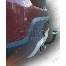 R110-A Лидер-плюс ТСУ для Renault Sandero Stepway 2008-2014 без снятия и выреза бампера. Нагрузки: 1200/75 кг, масса фаркопа 21,32 кг (без электрики в комплекте)