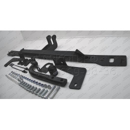 9020-A ORIS Фаркоп на Belgee X70 2024-, Geely Atlas Pro 2021-2024 без выреза в бампере. Тип шара: A. Нагрузки: 1500/75 кг, масса фаркопа 17 кг (без электрики в комплекте)