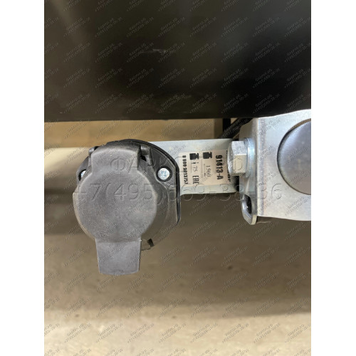 91413-A MOTODOR Фаркоп с оцинкованным шаром на Nissan Qashqai 2007-2014, Qashqai 2014-2021 (в т.ч. Qashqai +2) без выреза бампера. Тип шара: A. Нагрузки 1500/75 кг, масса фаркопа 16,6 кг (без электрики в комплекте)