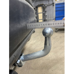 91413-A MOTODOR Фаркоп с оцинкованным шаром на Nissan Qashqai 2007-2014, Qashqai 2014-2021 (в т.ч. Qashqai +2) без выреза бампера. Тип шара: A. Нагрузки 1500/75 кг, масса фаркопа 16