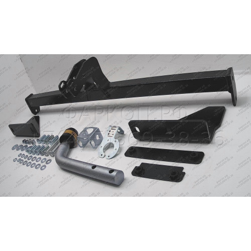 91413-A MOTODOR Фаркоп с оцинкованным шаром на Nissan Qashqai 2007-2014, Qashqai 2014-2021 (в т.ч. Qashqai +2) без выреза бампера. Тип шара: A. Нагрузки 1500/75 кг, масса фаркопа 16,6 кг (без электрики в комплекте)