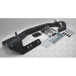 92503-FE MOTODOR Фаркоп с оцинкованным шаром на Toyota Land Cruiser 200 2007-2021 (кроме комплектаций Excalibur и Executive), Lexus LX 2007-2021 без выреза в бампере. Тип шара: FE. Наг