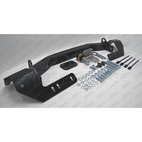 92503-FE MOTODOR Фаркоп с оцинкованным шаром на Toyota Land Cruiser 200 2007-2021 (кроме комплектаций Excalibur и Executive), Lexus LX 2007-2021 без выреза в бампере. Тип шара: FE. Нагрузки: 2000/120 кг, масса фаркопа 18 кг (без электрики в комплекте)