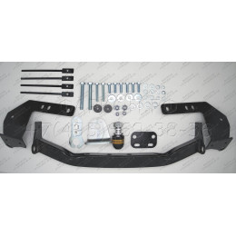 92503-FE MOTODOR Фаркоп с оцинкованным шаром на Toyota Land Cruiser 200 2007-2021 (кроме комплектаций Excalibur и Executive), Lexus LX 2007-2021 без выреза в бампере. Тип шара: FE. Наг