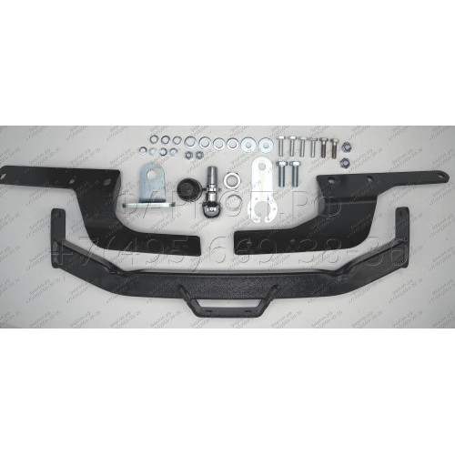 92511-FE MOTODOR Фаркоп с оцинкованным шаром на Toyota Highlander 2014-2020 без выреза в бампере. Тип шара: FE. Нагрузки: 2000/120 кг, масса фаркопа 19,5 кг (без электрики в комплекте)