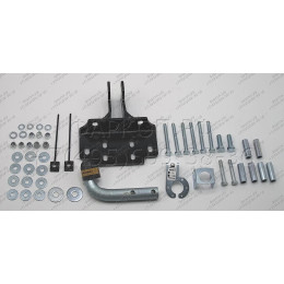 92512-A MOTODOR Фаркоп с оцинкованным шаром на Toyota Land Cruiser 200 2007-2021, Lexus LX 2007-2021. Необходима подрезка бампера. Тип шара: A. Нагрузки: 1800/100 кг, масса фарк