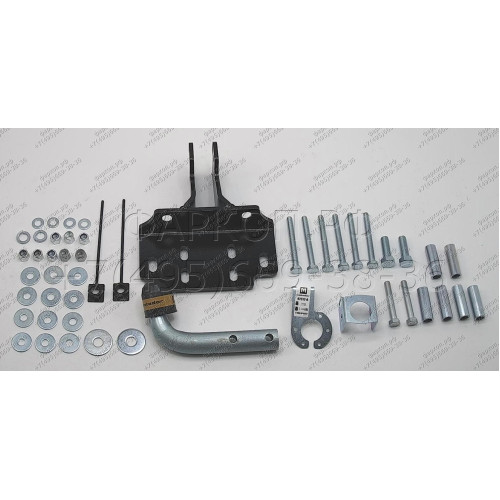 92512-A MOTODOR Фаркоп с оцинкованным шаром на Toyota Land Cruiser 200 2007-2021, Lexus LX 2007-2021. Необходима подрезка бампера. Тип шара: A. Нагрузки: 1800/100 кг, масса фаркопа 7,9 кг (без электрики в комплекте)