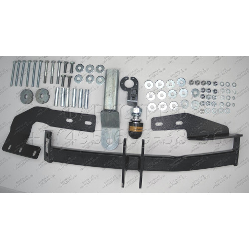 93104-E MOTODOR Фаркоп с оцинкованным шаром на Haval H6 2015-2020, Haval M6 2023-. Необходима подрезка бампера. Тип шара: E. Нагрузки: 1500/75 кг, масса фаркопа 17,5 кг (без электрики в комплекте)