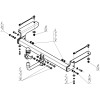 93110-A MOTODOR Фаркоп с оцинкованным шаром на Haval F7 2019-2024, Haval F7x 2019-2024 без выреза в бампере. Тип шара: A. Нагрузки: 1500/75 кг, масса фаркопа 18,9 кг (без электрики в комплекте)