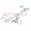 A-097 STEINHOF Фаркоп на Audi Q3, в т.ч. Quattro 2011-2019 без подрезки бампера. Тип шара: AV (вертикальное быстросъемное крепление шара на ключе). Нагрузки: 2500/100 кг, масса фаркопа 18,5 кг (без электрики в комплекте)