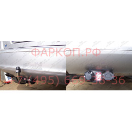 A045C GALIA Полностью оцинкованный фаркоп на Audi A3 Sportback хетчбек 5 дверей 2004-2008, 2008-2013. Тип шара: C (горизонтальный съемный). Подрезка бампера. Нагруз