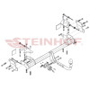 B-012 STEINHOF Фаркоп на BAIC X7 2023-. Невидимый вырез бампера. Тип шара: A. Нагрузки: 2000/100 кг (без электрики в комплекте)