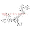 B-013 STEINHOF Фаркоп на BAIC X7 2023-. Невидимый вырез бампера. Тип шара: AV (вертикальное быстросъемное крепление шара на ключе). Нагрузки: 2000/100 кг (без электрики в комплекте)