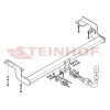 C-033 STEINHOF Фаркоп на Citroen C5 седан/лифтбек 2001-2004 без подрезки бампера. Тип шара: AH (горизонтальное быстросъемное крепление шара на ключе). Нагрузки: 1800/75 кг, масса фаркопа 21,5 кг (без электрики в комплекте)
