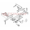 C-255 STEINHOF Фаркоп на Chevrolet Captiva 2006-2013. Требуется подрезка бампера. Тип шара: A. Нагрузки: 2000/80 кг, масса фаркопа 18,5 кг (без электрики в комплекте)