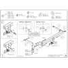 C060C GALIA Полностью оцинкованный фаркоп на Chevrolet Captiva 2006-2013, 2013-2018, Opel Antara 2006-2013, 2013-2017. Только для авто с запаской снизу. Тип шара: C (горизонтальный съемный). Нагрузки: 2100/80 кг, масса фаркопа 15,77 кг