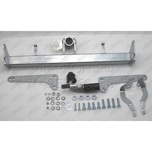 C060C GALIA Полностью оцинкованный фаркоп на Chevrolet Captiva 2006-2013, 2013-2018, Opel Antara 2006-2013, 2013-2017. Только для авто с запаской снизу. Тип шара: C (горизонтальный съемный). Нагрузки: 2100/80 кг, масса фаркопа 15,77 кг