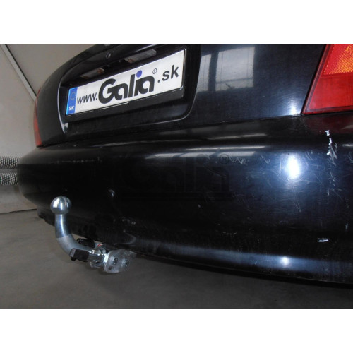 D014C GALIA Полностью оцинкованный фаркоп на Daewoo Nubira седан 1997-2003. Тип шара: C (горизонтальный съемный). Невидимый вырез бампера. Нагрузки: 1200/75 кг, масса фаркопа 17,1 кг