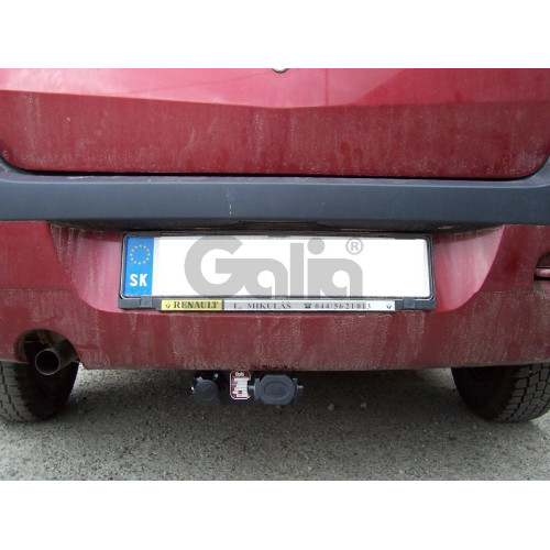 D033A GALIA Полностью оцинкованный фаркоп на Renault Logan седан 2005-2014. Тип шара: A. Установка без снятия и выреза бампера. Нагрузки: 1100/75 кг, масса фаркопа 13,02 кг