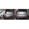 D038A GALIA Полностью оцинкованный фаркоп на Chevrolet Aveo хетчбек 3/5 дверей 2002-2012, Daewoo Kalos хетчбек 3/5 дверей 2002-2012. Тип шара: A. Невидимый вырез бампера. Нагрузки: 1100/50 кг, масса фаркопа 15,32 кг