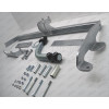 D038A GALIA Полностью оцинкованный фаркоп на Chevrolet Aveo хетчбек 3/5 дверей 2002-2012, Daewoo Kalos хетчбек 3/5 дверей 2002-2012. Тип шара: A. Невидимый вырез бампера. Нагрузки: 1100/50 кг, масса фаркопа 15,32 кг